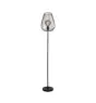 Eglo Lampadaires Salon Newtown Acier Noir | IP20 - Convient pour 1x E27 